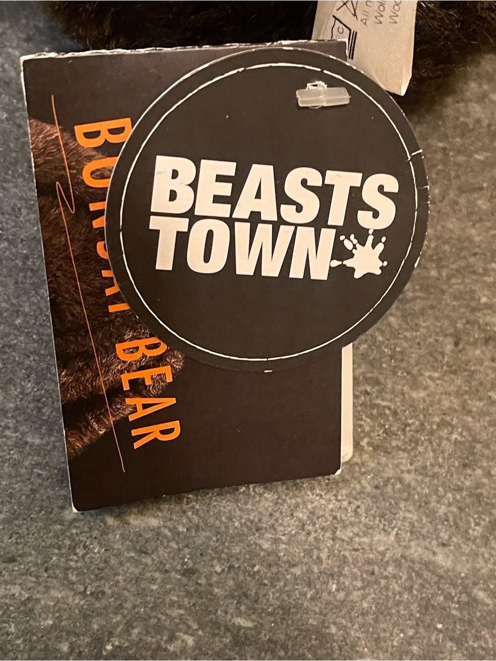 NWT Sigikid BEASTS Town Bonsai Bear Plush Stuffed Animal NWT 11” Collectible - Picture 6 of 9